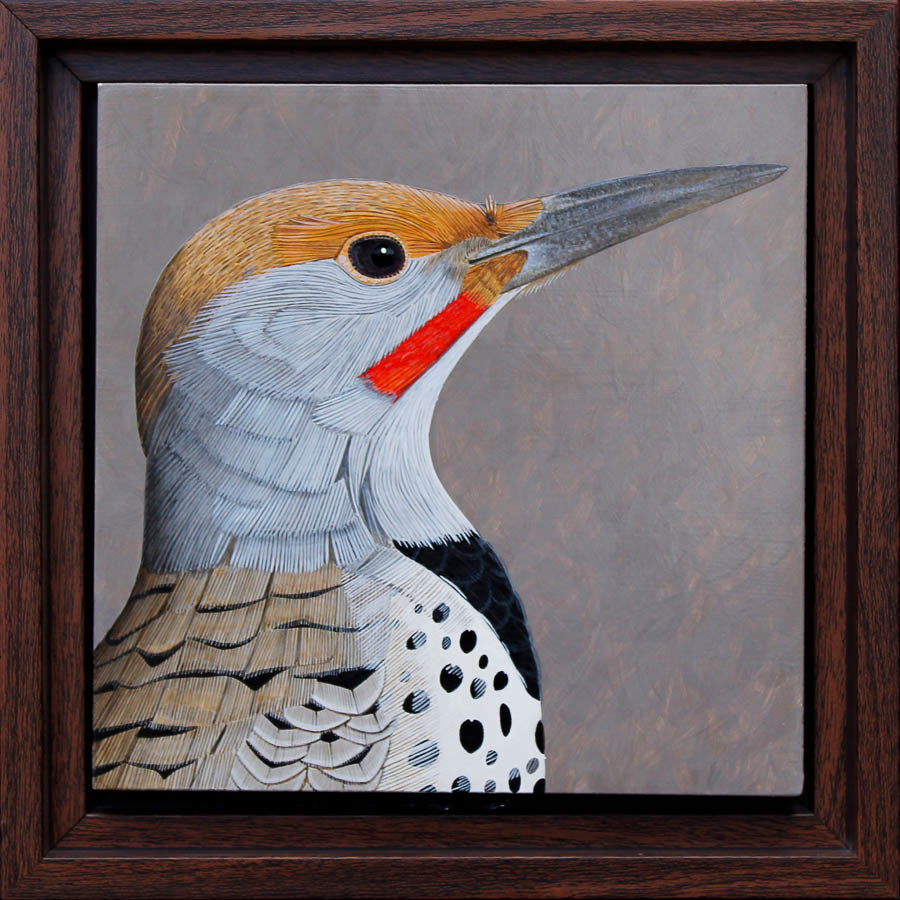 Gilded Flicker Study - 6"x6" Acrylic